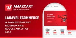 AmazCart – Laravel Ecommerce System CMS Single Store
